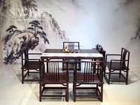 仙游红木古典家具赞比亚血檀木套房客厅新中式实木泡茶桌简约大方