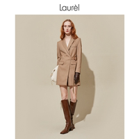 Laurel秋冬法式棕色气质修身显瘦西装连体裤女 LWD323K00900