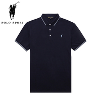 Polo Sport男装POLO衫夏季新款翻领修身商务休闲保罗短袖T恤潮流
