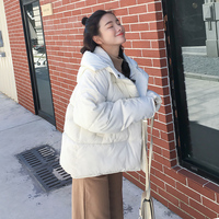 2018新款冬季棉袄韩版学生bf原宿风面包服加厚棉服女短款宽松外套