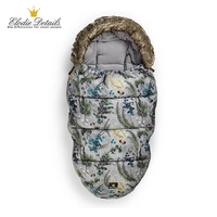 婴儿睡袋推车挡风罩新生儿童秋冬季羽绒棉宝宝防踢被加厚外出保暖