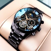 瑞士十大品牌官方旗舰店正品全自动镂空男手表学生新款男士机械表