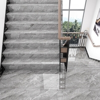 1.2米一体式防滑楼梯梯级板踏步台阶1.35灰色通体大理石瓷砖地砖