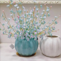 南瓜花瓶陶瓷手工满天星幸福花瓶欧式小清新现代摆件客厅装饰花器