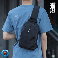 香港潮牌胸包男士运动休闲斜挎包2022年新款时尚青年单肩小背包包