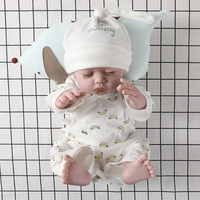 新生儿衣服纯棉夏季0-3个月初生婴儿连体衣宝宝爬服夏装薄款睡衣6