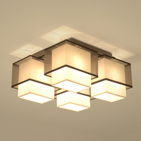 新中式灯具客厅家用现代中国风简约长方形创意灯饰卧室LED吸顶灯