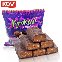 俄罗斯进口KDV糖果kpokaht紫皮糖巧克力零食礼包喜糖年货食品包邮