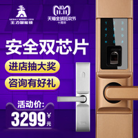 王力智能指纹锁家用防盗门锁密码锁电子锁免费安装Z102-APP