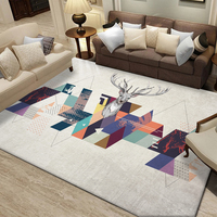 北欧ins地毯客厅茶几毯沙发简约现代卧室床边毯防滑地垫家用定制