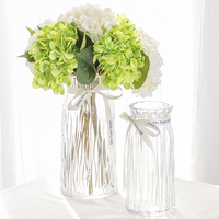 透明玻璃花瓶创意富贵竹大号鲜花小清新花瓶欧式简约客厅插花摆件