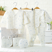 婴儿纯棉衣服新生儿礼盒套装0-3个月6秋冬夏季刚出生初生宝宝用品