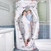 浴罩洗澡成人加厚保温保暖婴儿冬天洗澡的保温罩家用免安装洗澡帐
