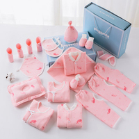 新生儿礼盒婴儿衣服套装0-3个月6春秋冬季刚出生用品宝宝满月礼物