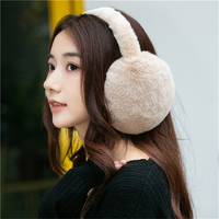 韩版可折叠耳套保暖女秋冬季可爱耳罩仿兔毛保暖耳包男女耳捂耳暖