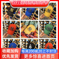 韩国mlb专柜代购18秋冬新款mega潮款系列超大标基础款LA/NY棒球帽