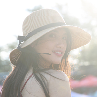 草帽女士夏季小清新韩版海边夏天百搭遮阳帽太阳帽防晒帽沙滩帽子