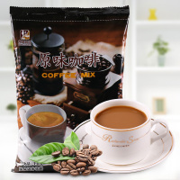 1kg袋装速溶原味咖啡粉 东具咖啡 三合一冲饮黑咖啡 炭烧苦咖啡