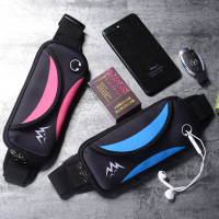 户外男女士音乐手机包腰包防水运动夜跑步装备贴身多功能健身腰带