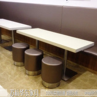 肯德基快餐厅圆凳不锈钢圆柱形吧凳换鞋矮凳小吃店餐厅餐饮圆凳