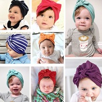 婴儿帽子春夏季薄款欧美纯棉秋冬可爱印度帽子新生儿0-24个月春秋