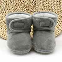 婴儿鞋冬季不掉鞋0-1岁棉鞋软底男3女宝宝学步鞋加厚保暖6-12个月