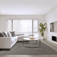 中式客厅地毯卧室满铺可爱茶几垫ins现代北欧家用床边毯纯色定制