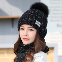 冬季帽子女 韩版时尚潮百搭毛线帽秋冬天女士保暖护耳加厚针织帽
