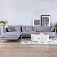 爱北欧 北欧布艺高品质格调沙发 个性创意沙发三人位设计师沙发