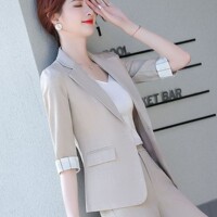 西装套装女2022新款韩版时尚职业装正装气质女神范夏季薄款女西服