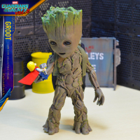 漫威格鲁特小树人树人宝宝Groot银河护卫队2可动人偶玩具动漫周边