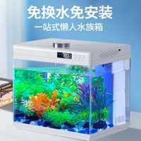 鱼缸客厅小型迷你桌面家用新款懒人免换水自循环生态玻璃金鱼缸