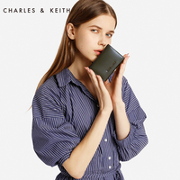 CHARLES＆KEITH 短款钱包 CK6-10680623 2018新款纯色女士钱包