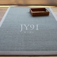久忆天然灰色剑麻地毯定制现代简约客厅茶几榻榻米玄关麻编织地垫