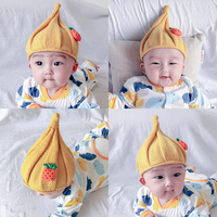 婴儿帽子韩版秋冬季男女童保暖帽宝宝婴幼儿童毛线帽加绒尖尖帽子