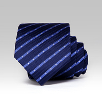 易文领带男正装商务韩版蓝色黑色领带8cm领带结婚新郎休闲领带