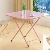桌子折叠桌家用小户型简易方形2人4人宿舍吃饭小桌户外小方桌餐桌