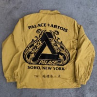 【现货】PALACE STELLA ARTOIS 啤酒联名 刺绣三角 教练夹克 外套