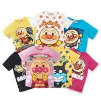 2件包邮:19新品面包超人T恤儿童女童卡通纯棉短袖男童夏季童装