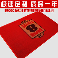 PVC丝圈 电梯地毯 广告迎宾 LOGO地垫定制 内外防水塑料地毯订做
