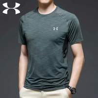 UA安德玛夏季新款短袖T恤男户外运动休闲健身潮流冰丝速干上衣服