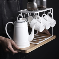 北欧大容量冷水壶水具套装家用耐热茶壶茶杯茶具托盘陶瓷水杯水壶