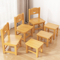 实木凳子家用换鞋凳儿童靠背小椅子木头板凳大人方凳茶几宝宝矮凳