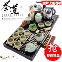 功夫茶具套装家用全自动四合一客厅喝茶中式茶盘紫砂茶杯茶道茶台