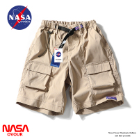 NASA联名日系潮牌工装短裤男女夏季薄款多口袋直筒休闲运动五分裤