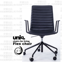 优名家具多功能时尚设计创意椅铝合金椅布艺椅电脑椅会客椅办公椅