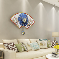 新中式中国风挂钟客厅家用时尚创意钟表静音潮流现代装饰时钟挂表