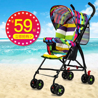 超轻便婴儿推车BB小孩宝儿童夏天简易折叠便携式夏季迷你手推伞车
