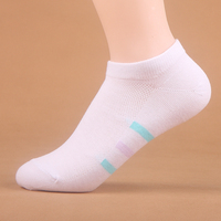 6双浪莎船袜女士短袜全棉低帮短筒浅口袜 100%棉女袜子防臭运动袜
