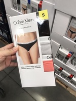 美国超市款Calvin Klein CK女内裤纯棉低腰女士三角内裤3条装现货